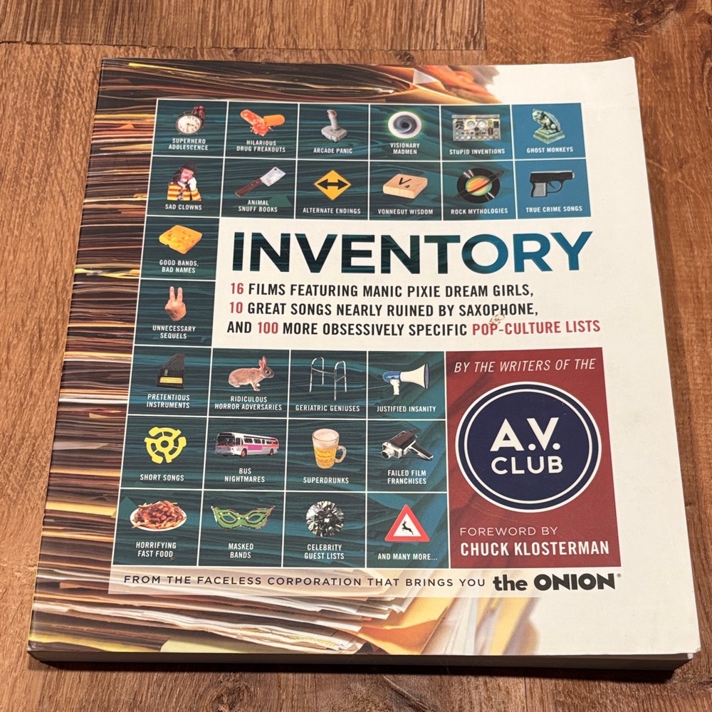The Onion Inventory Book with Colorful Cover